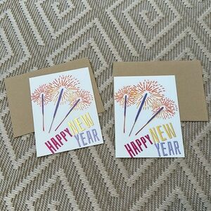 Happy New Year Greeting Cards *set of 2